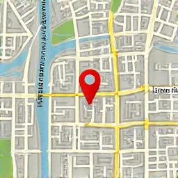 Map showing Ginza location